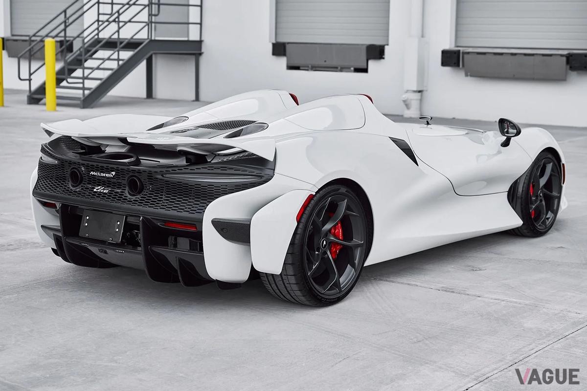 オークションに出品される予定の2021年式マクラーレン「エルバ」(c)BROAD ARROW Auctions