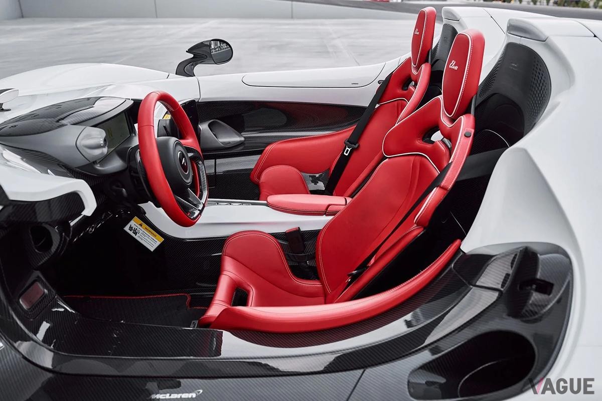 オークションに出品される予定の2021年式マクラーレン「エルバ」(c)BROAD ARROW Auctions