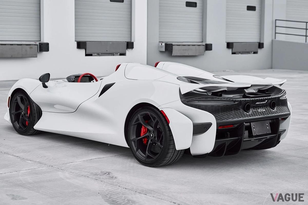 オークションに出品される予定の2021年式マクラーレン「エルバ」(c)BROAD ARROW Auctions