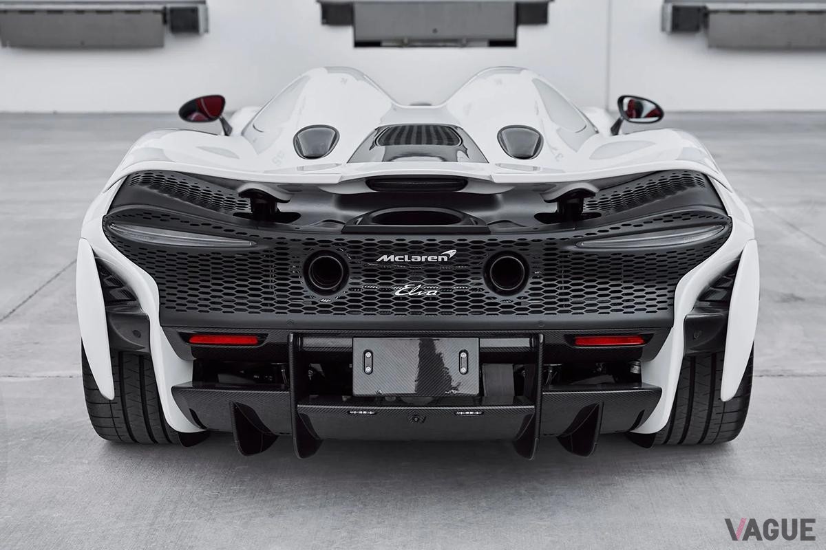 オークションに出品される予定の2021年式マクラーレン「エルバ」(c)BROAD ARROW Auctions