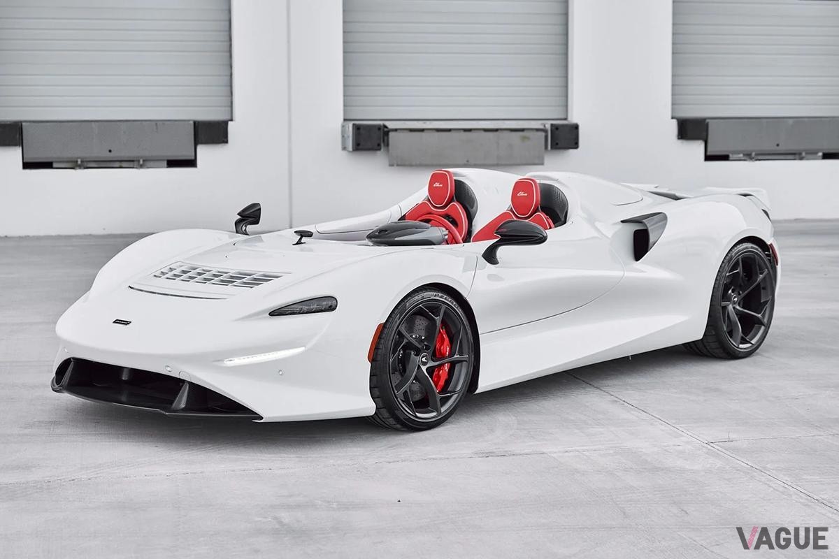 オークションに出品される予定の2021年式マクラーレン「エルバ」(c)BROAD ARROW Auctions
