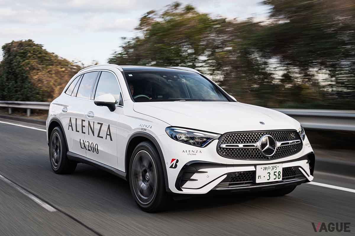 ブリヂストンのSUV用新タイヤ「アレンザLX200」の試走会の様子