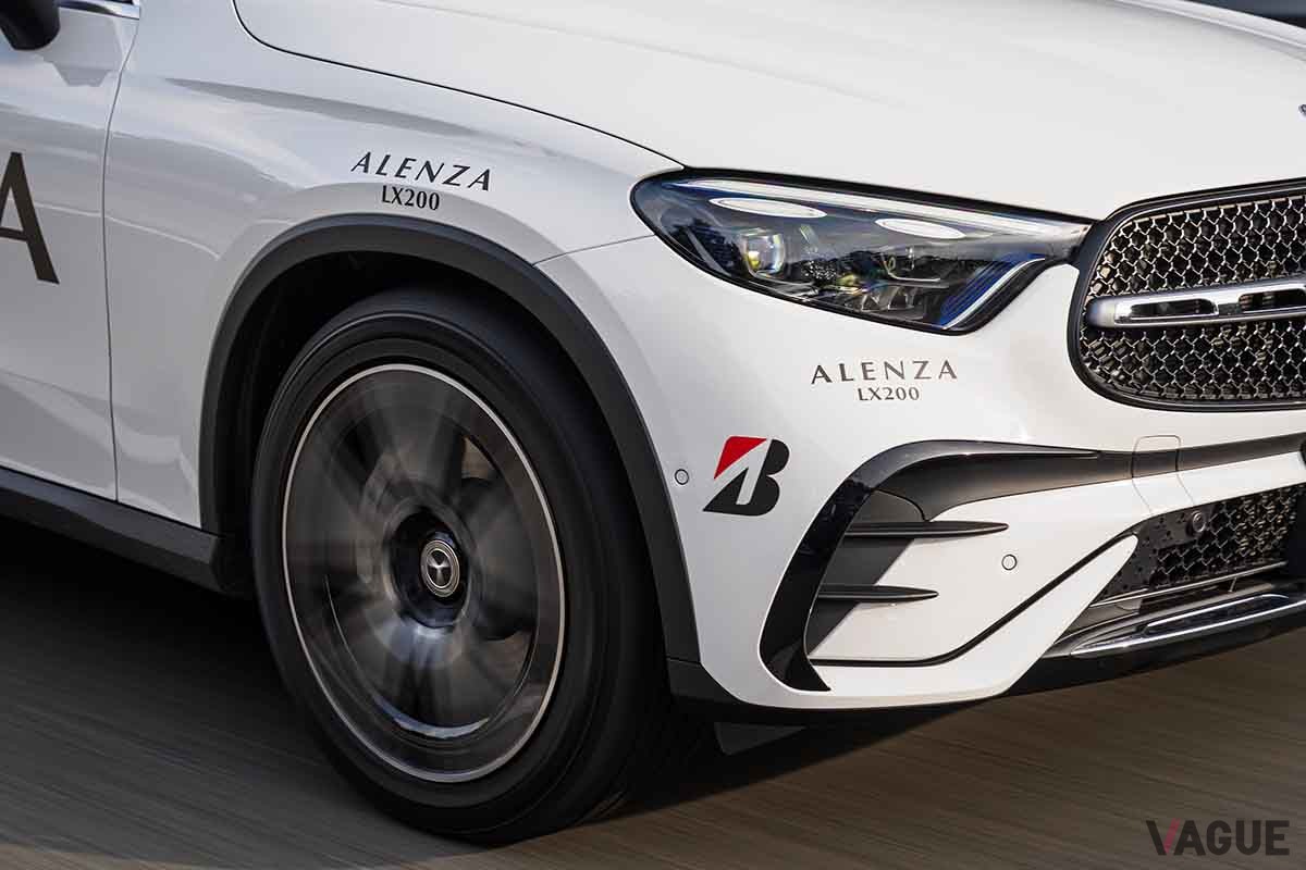 ブリヂストンのSUV用新タイヤ「アレンザLX200」の試走会の様子