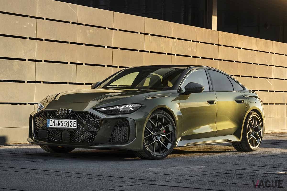 世界初公開されたアウディ新型「RS5セダン」