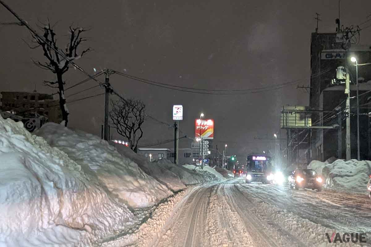 2026年1月、大雪に見舞われた北海道・札幌の様子