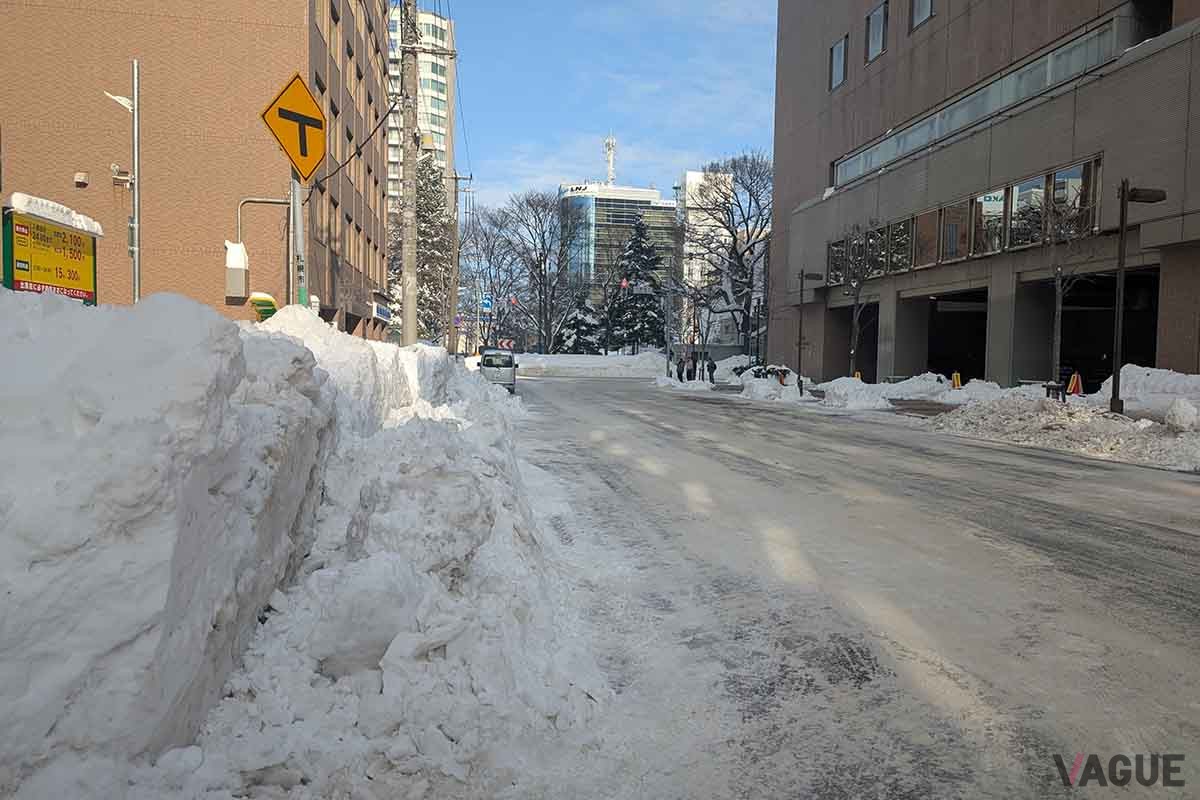 2026年1月、大雪に見舞われた北海道・札幌の様子