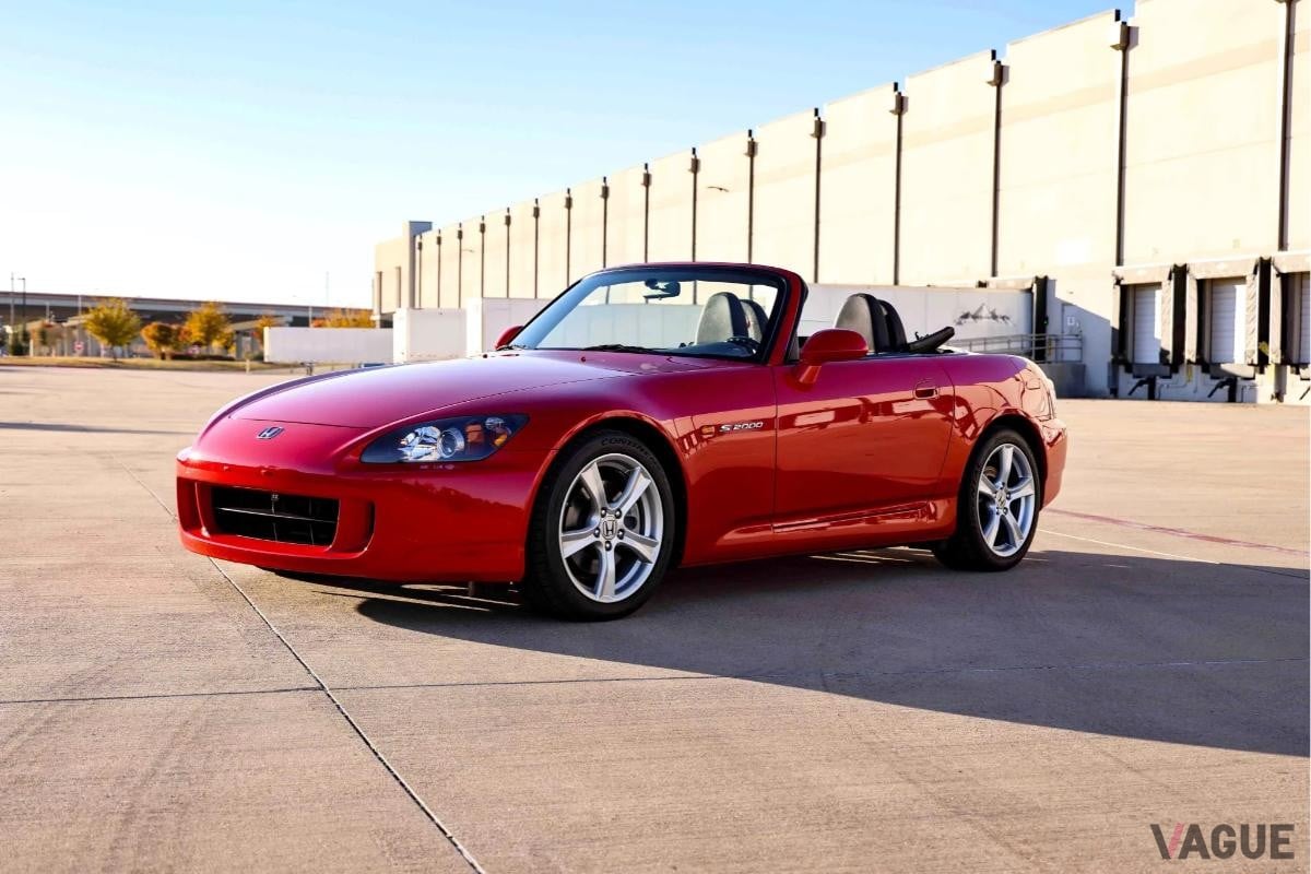 オークションに出品された2008年式ホンダ「S2000」