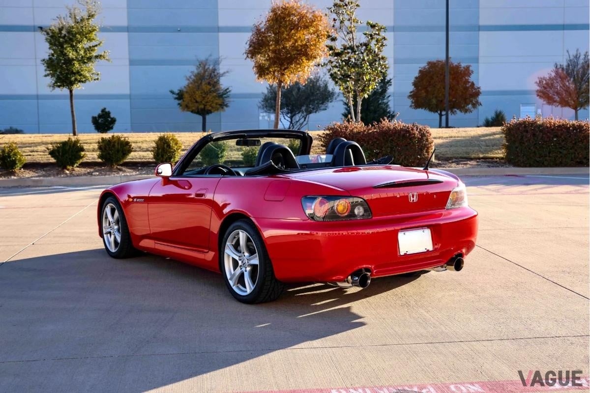 オークションに出品された2008年式ホンダ「S2000」