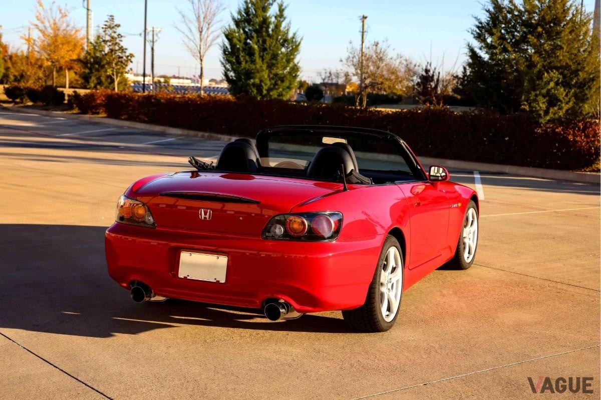 オークションに出品された2008年式ホンダ「S2000」