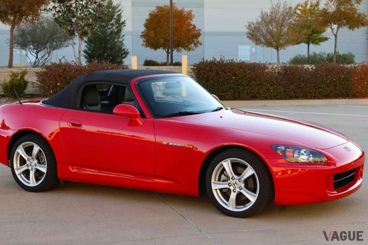 オークションに出品された2008年式ホンダ「S2000」