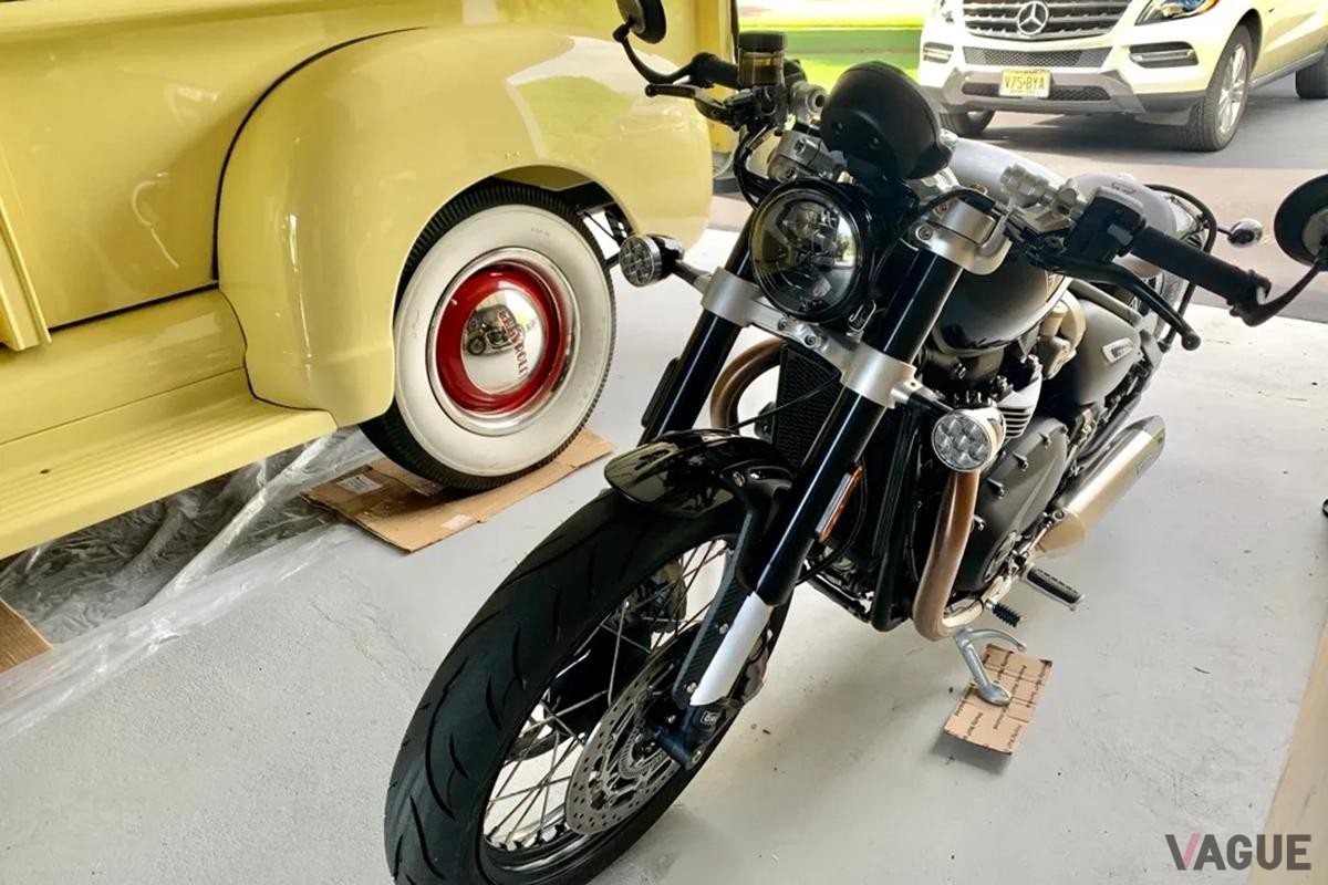 オークションに出品された2020年式トライアンフ「ボンネビル ボバー TFC」