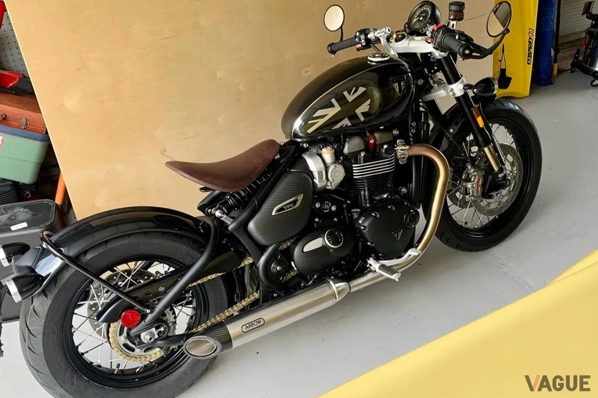 オークションに出品された2020年式トライアンフ「ボンネビル ボバー TFC」