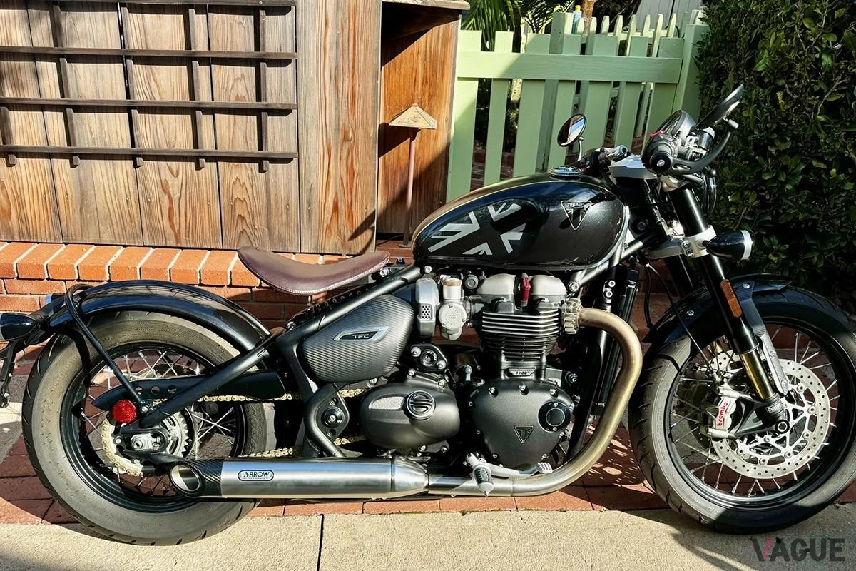 オークションに出品された2020年式トライアンフ「ボンネビル ボバー TFC」