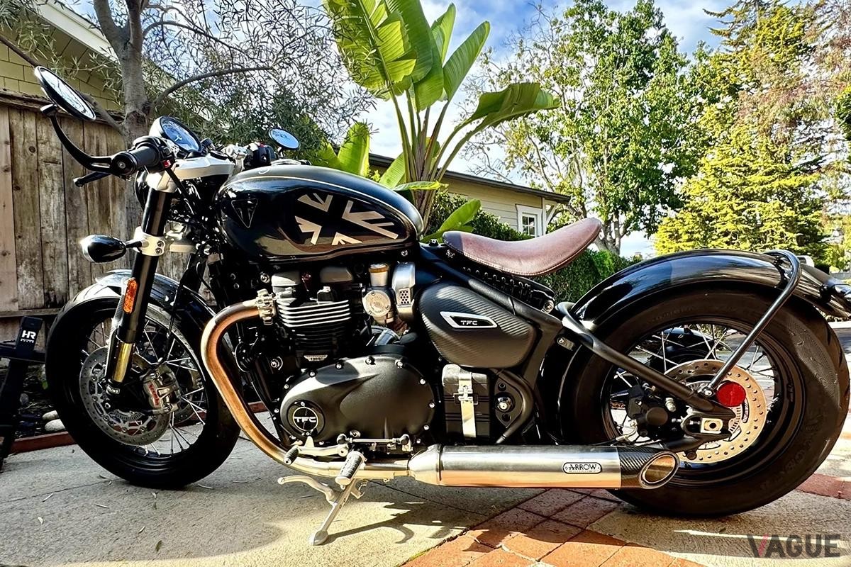 オークションに出品された2020年式トライアンフ「ボンネビル ボバー TFC」