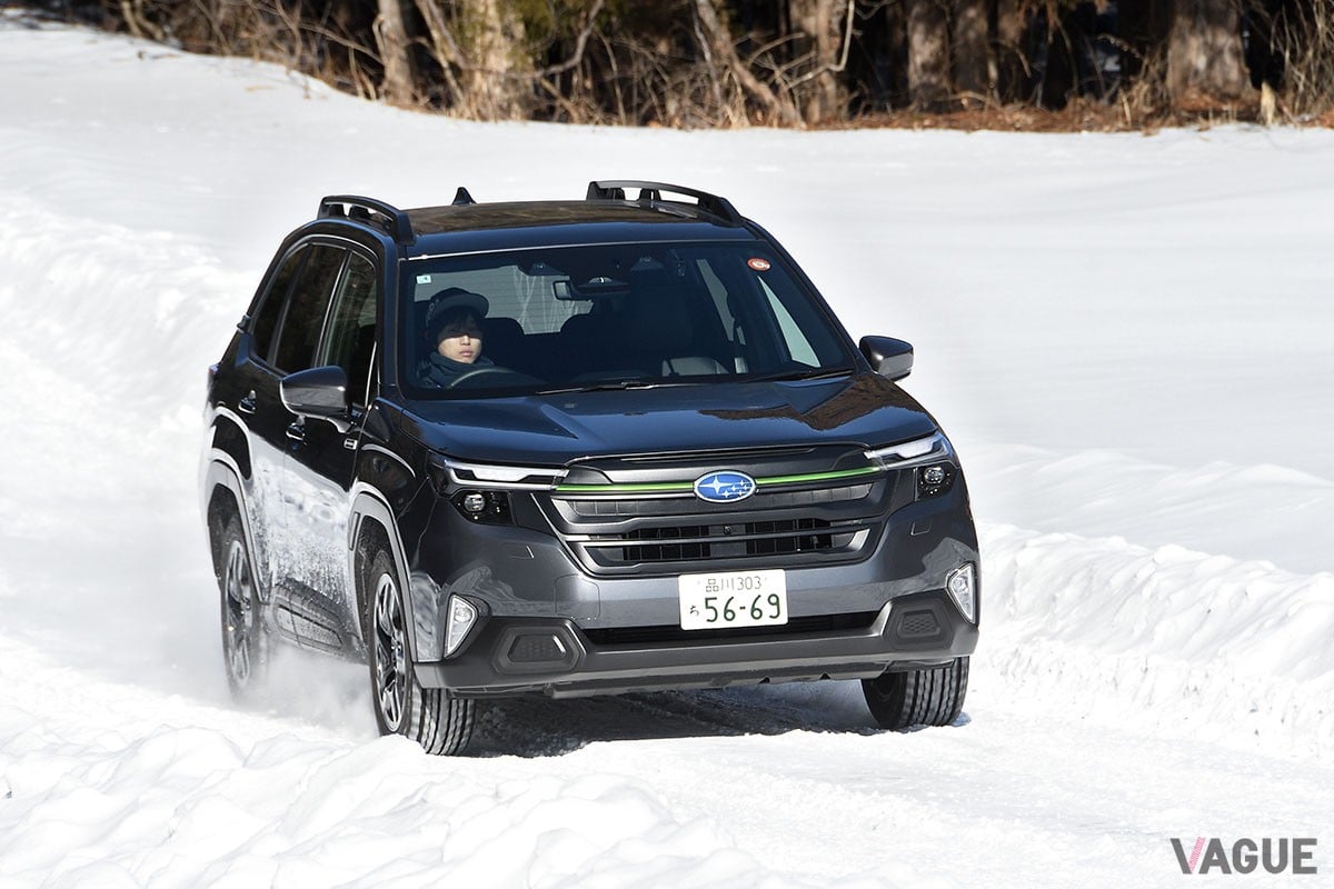 雪上での安定した走りが魅力的なスバル「フォレスター」