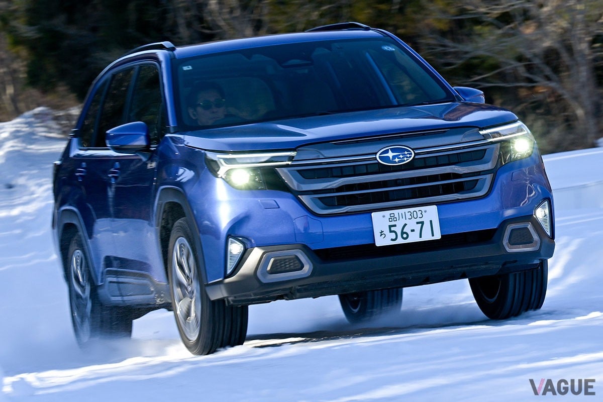 雪上での安定した走りが魅力的なスバル「フォレスター」