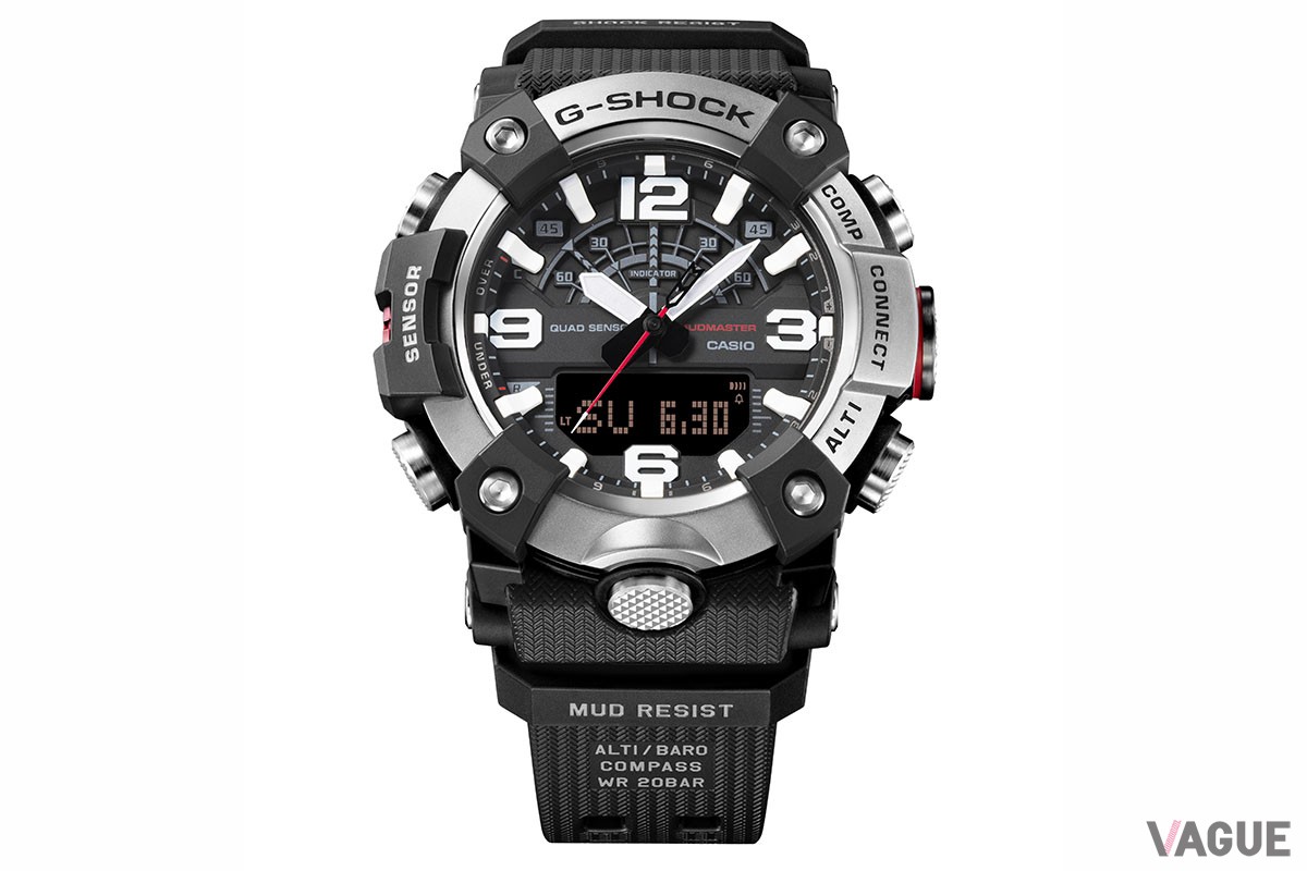 「カシオ G-SHOCK MUDMASTER　GG-B100XM-1AJF」シルバー（5万8300円 消費税込）