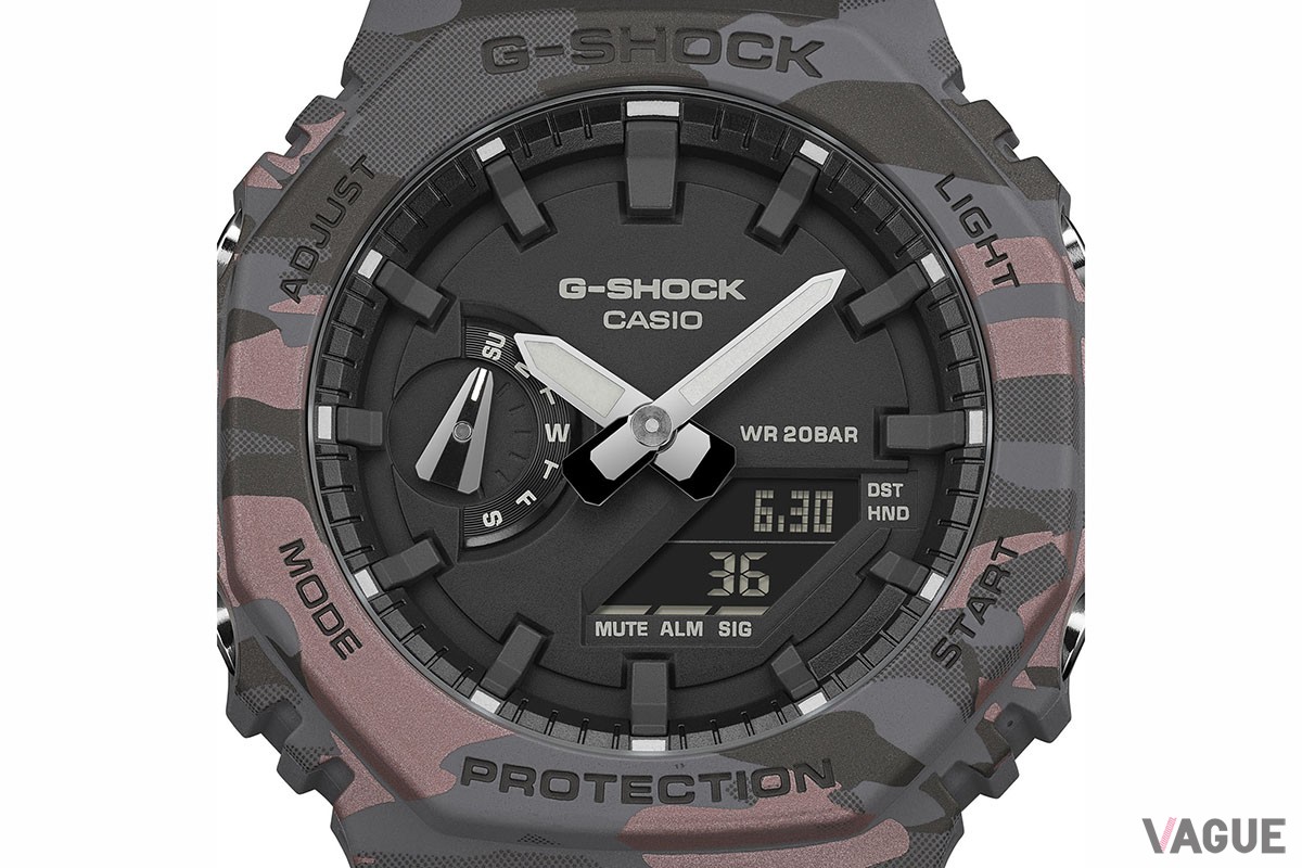 こちらのダイヤルはブラックで統一。時分針の視認性が高い。