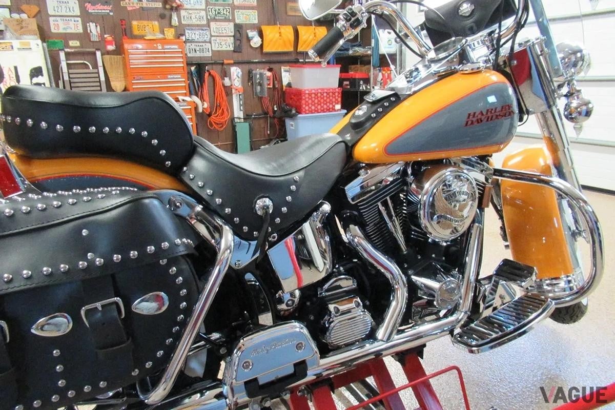 オークションに出品された1996年式ハーレーダビッドソン「ヘリテージ ソフテイル クラシック」