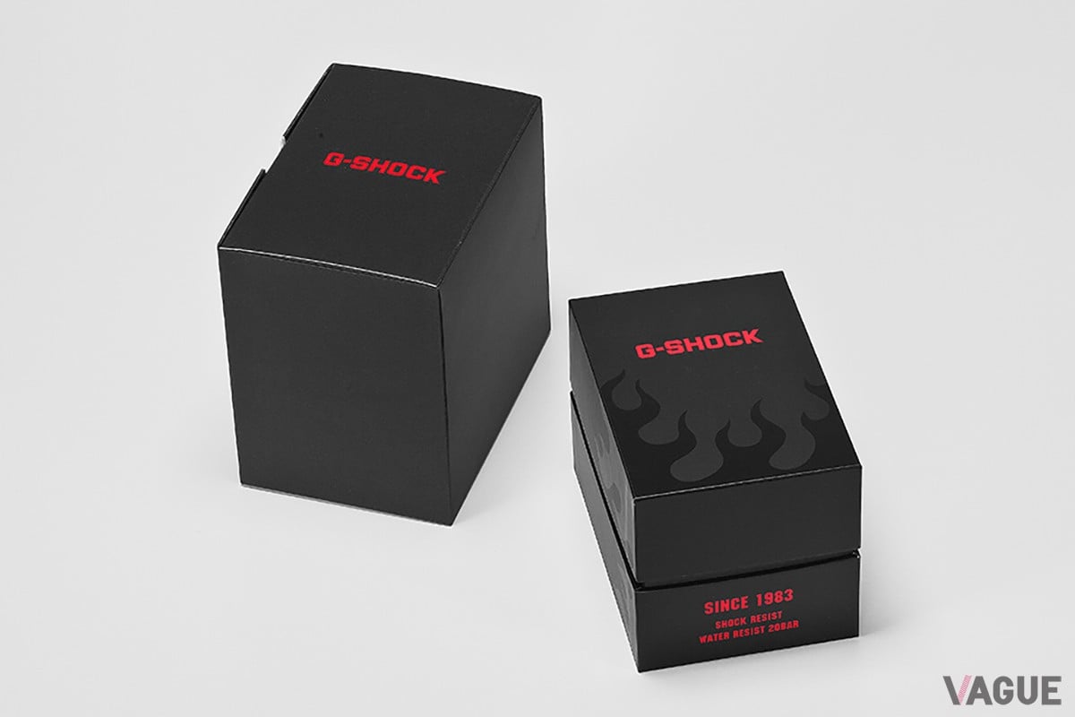 いずれも炎のグラフィックあしらったブラックのパッケージ入り。