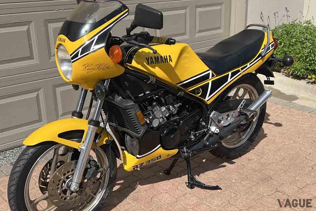 米国オンラインオークションに登場、落札された1984年式ヤマハ「RZ350 ケニー・ロバーツ・エディション」
