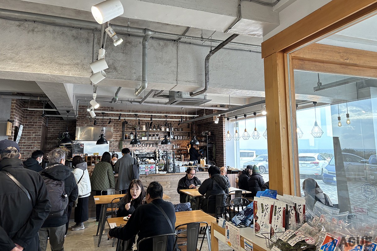 犬吠埼　施設内　カフェ