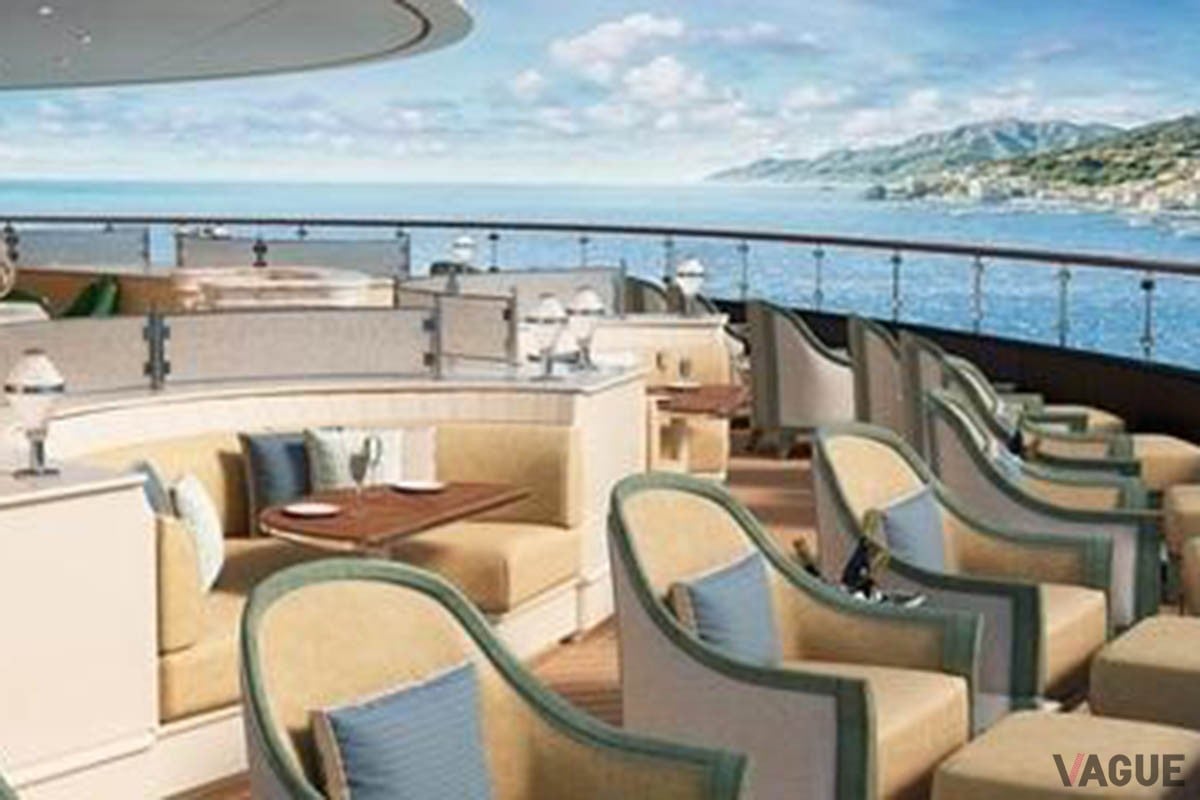 ラウンジ＆バー：シャンパンとキャビア