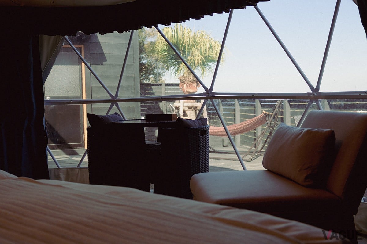 スーペリアドーム：窓からの景色