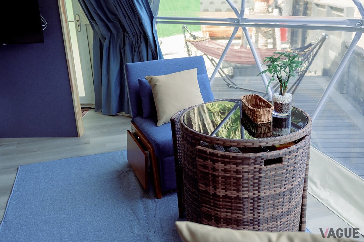 ファミリードーム＆サウナ：シーティングスペース