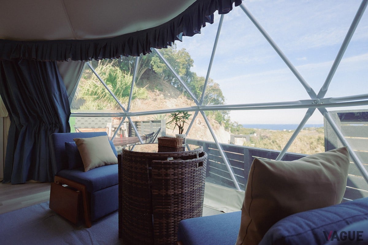 ファミリードーム＆サウナ：窓からの景色