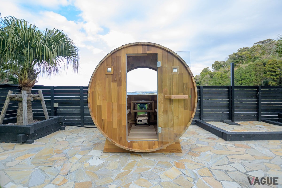 ファミリードーム＆サウナ：バレルサウナ
