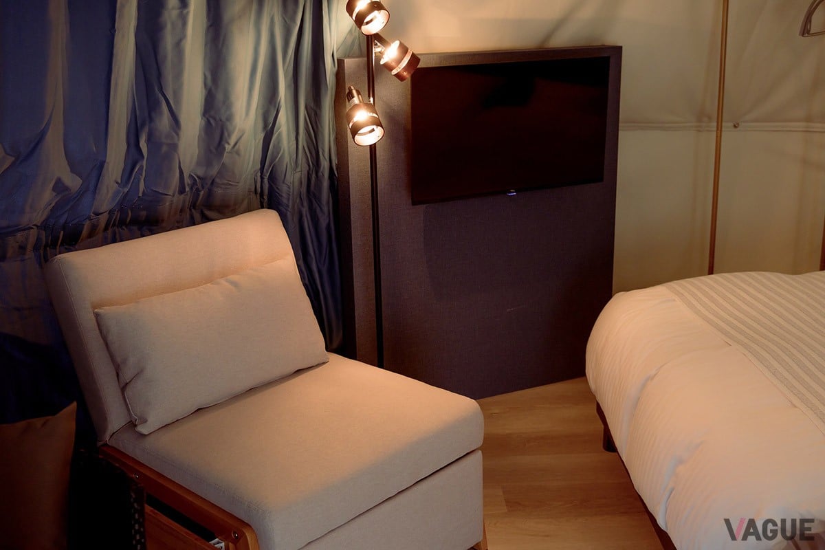 プライベートドーム：夜の雰囲気