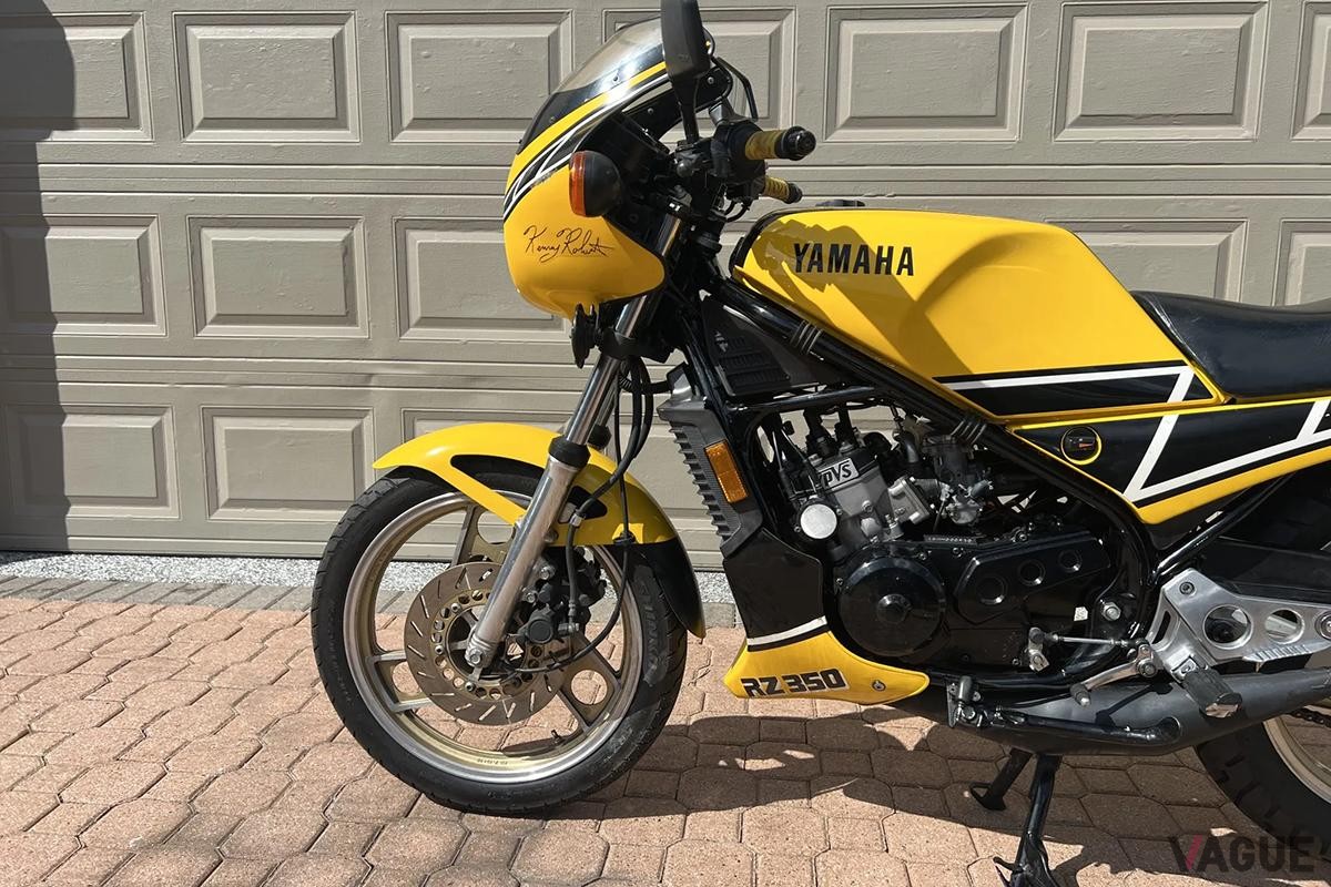 米国オンラインオークションに登場、落札された1984年式ヤマハ「RZ350 ケニー・ロバーツ・エディション」