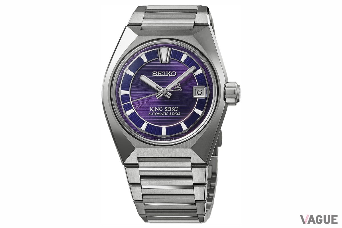 立体的なケースデザインや多角形のインデックスリングとシャープな表現が都会的