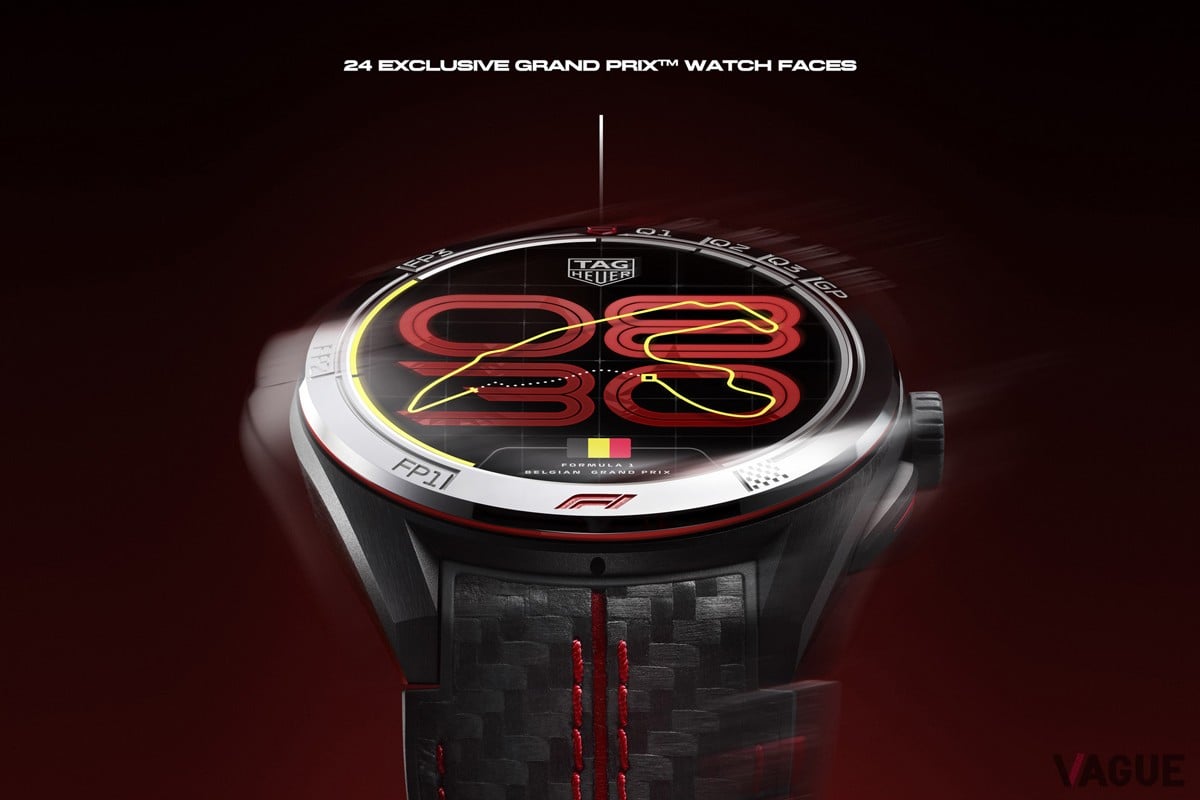 F1グランプリの熱狂を腕元で感じることができるコネクテッドウォッチ「TAG Heuer Connected Calibre E5 45 mm x Formula 1」