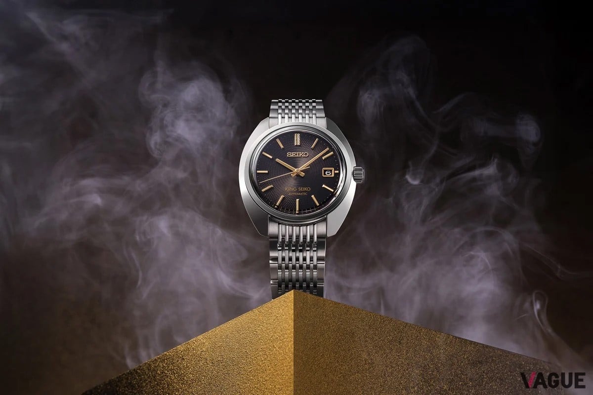 セイコーが創業145周年記念で作った限定モデル。ダイヤルには「服部時計店」時代に用いられていた型打文様を施して歴史への敬意を前面に打ち出している。