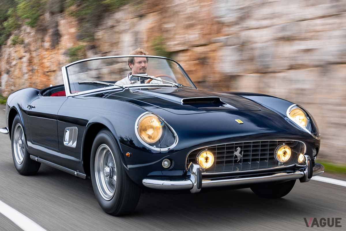 オークションに出品予定の1961年式フェラーリ「250GTカリフォルニアスパイダー」Kevin Van Campenhout(c)2026 Courtesy of RM Sotheby's