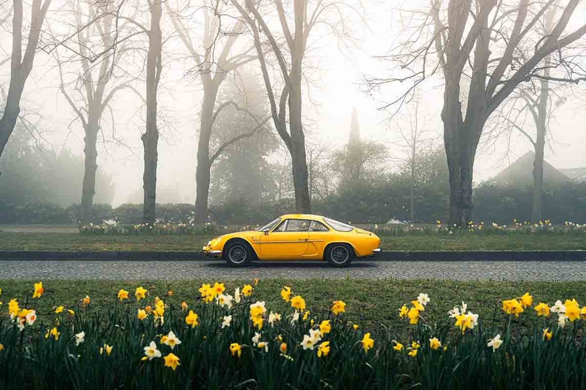オークションに出品予定の1970年式アルピーヌ・ルノー「A110 1300G」Simon Gosselin(c)2026 Courtesy of RM Sotheby's