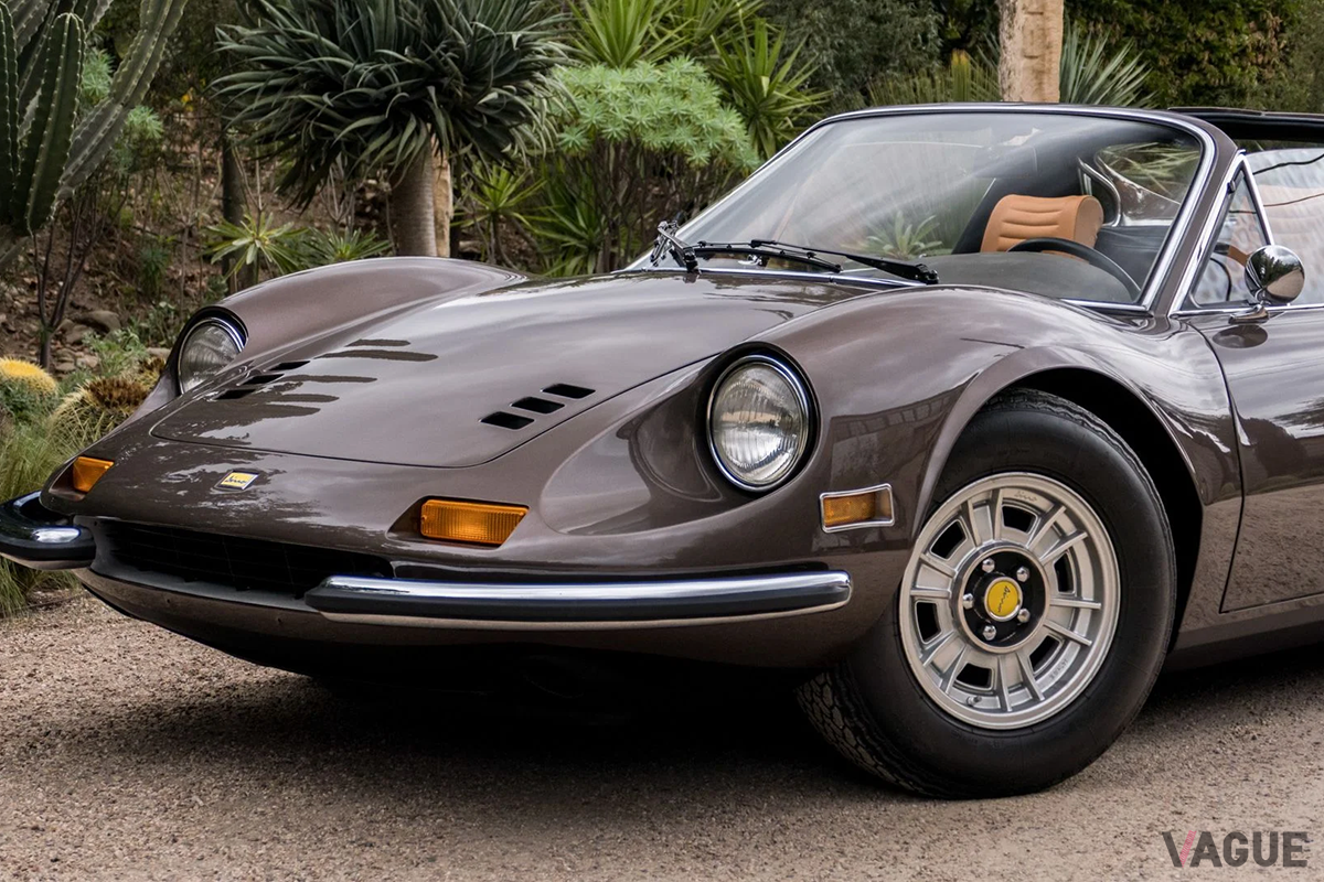 オークションに出品予定の1973年式フェラーリ「ディーノ246GTS」(c)BROAD ARROW AUCTIONS