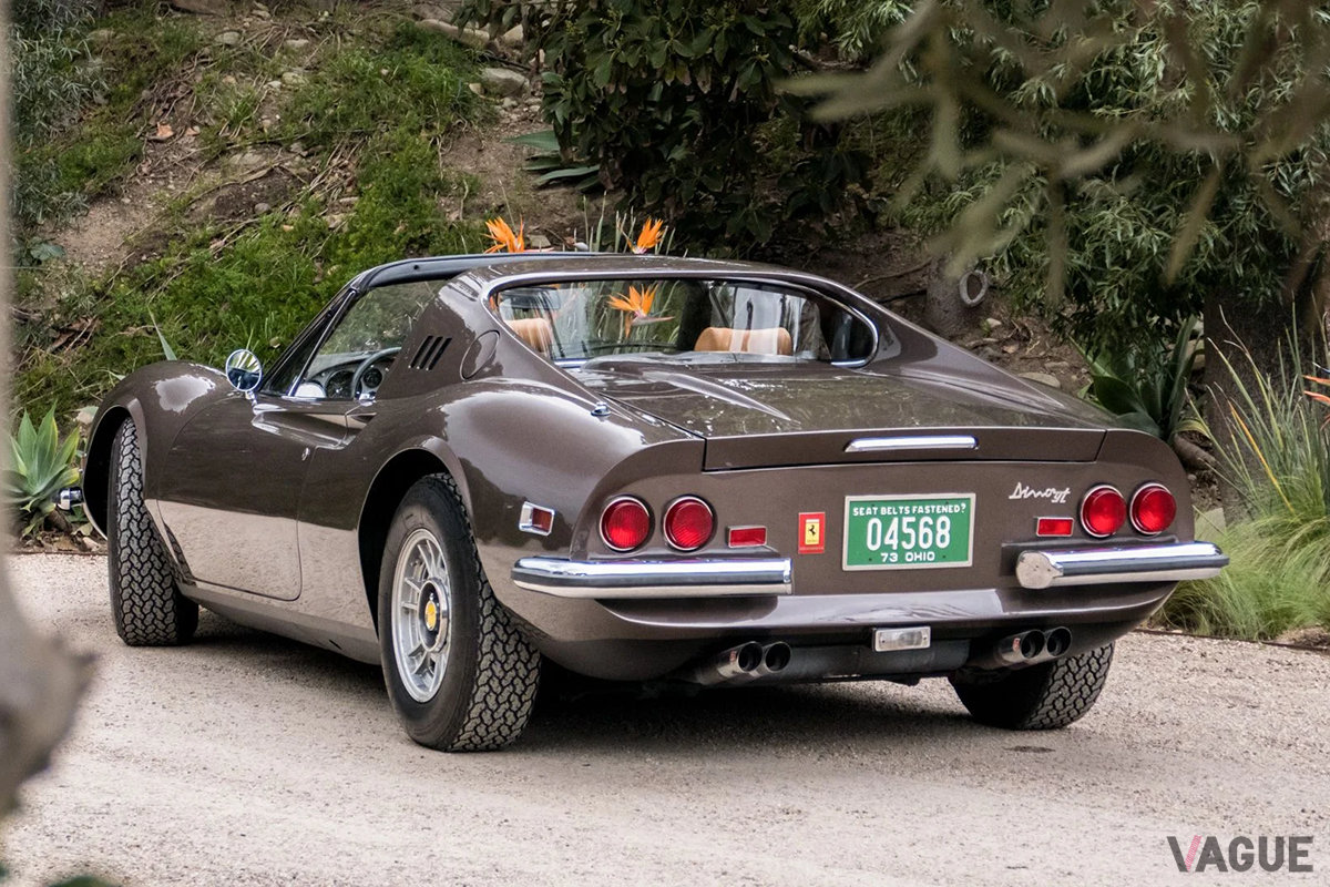 オークションに出品予定の1973年式フェラーリ「ディーノ246GTS」(c)BROAD ARROW AUCTIONS