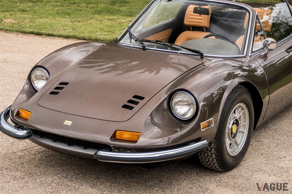 オークションに出品予定の1973年式フェラーリ「ディーノ246GTS」(c)BROAD ARROW AUCTIONS