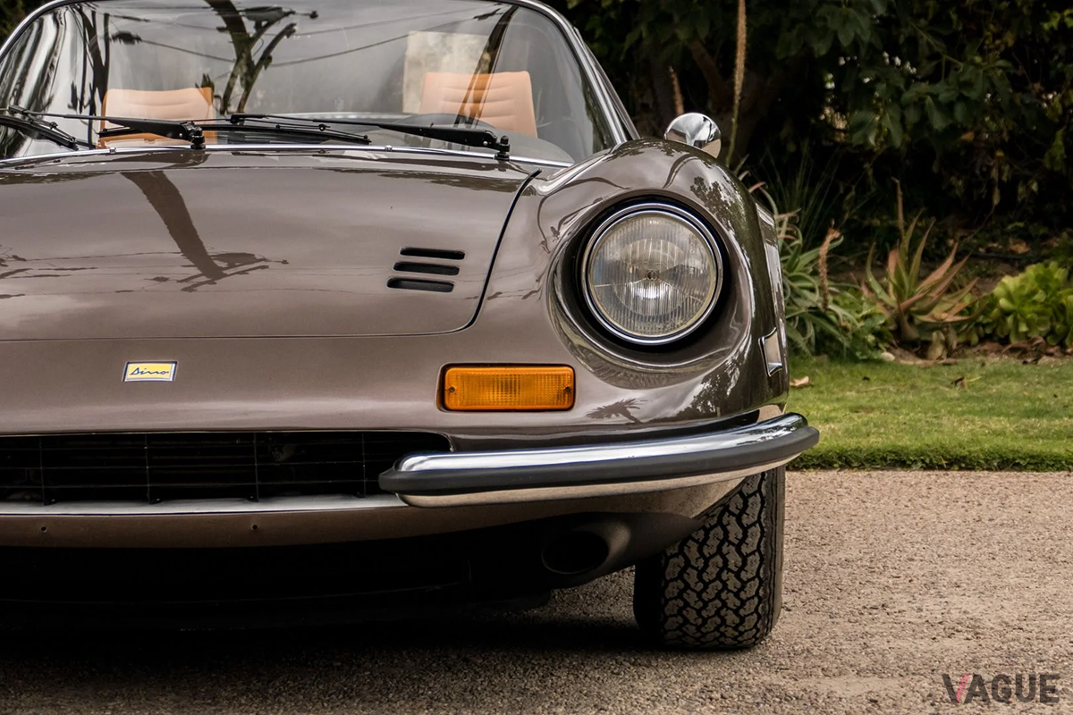オークションに出品予定の1973年式フェラーリ「ディーノ246GTS」(c)BROAD ARROW AUCTIONS