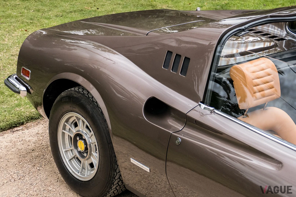 オークションに出品予定の1973年式フェラーリ「ディーノ246GTS」(c)BROAD ARROW AUCTIONS