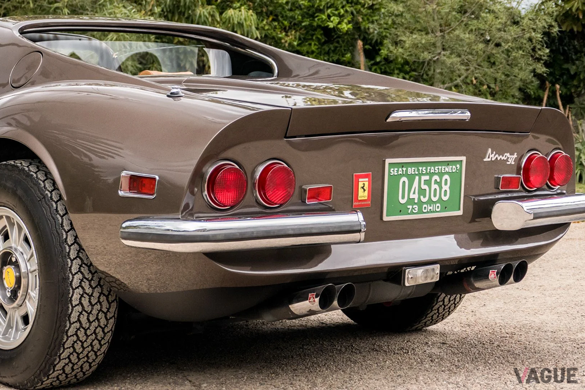 オークションに出品予定の1973年式フェラーリ「ディーノ246GTS」(c)BROAD ARROW AUCTIONS
