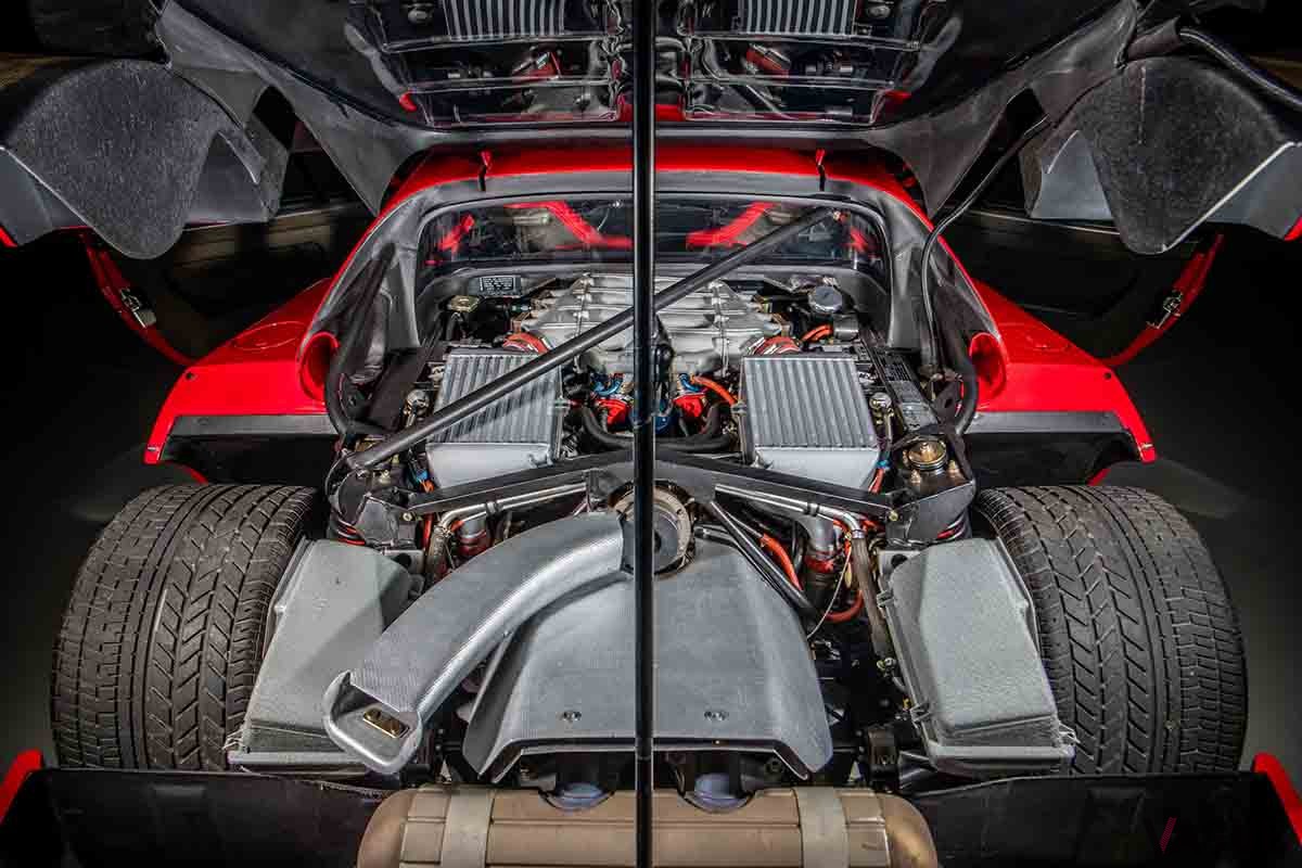 オークションに出品、落札された1992年式フェラーリ「F40」Jorge Guasso(c)2026 Courtesy of RM Sotheby's