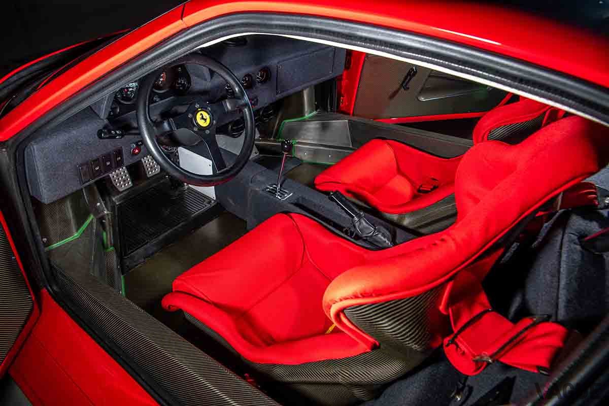オークションに出品、落札された1992年式フェラーリ「F40」Jorge Guasso(c)2026 Courtesy of RM Sotheby's