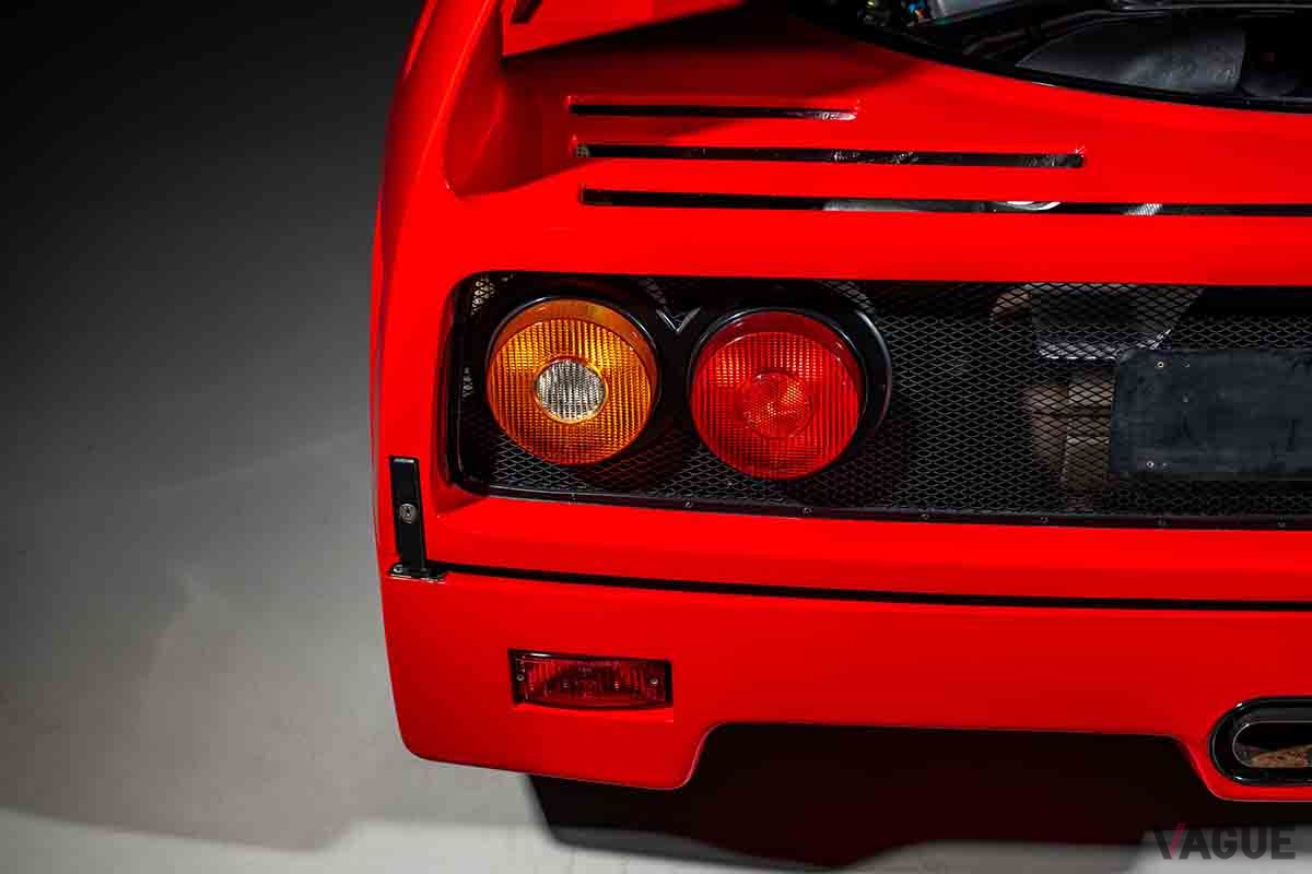 オークションに出品、落札された1992年式フェラーリ「F40」Jorge Guasso(c)2026 Courtesy of RM Sotheby's