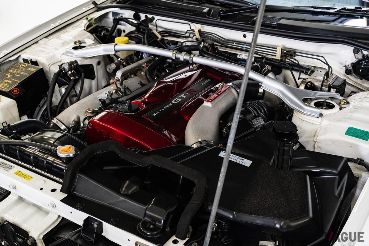 オークションに出品された2000年式 日産「スカイラインGT-R VスペックII」