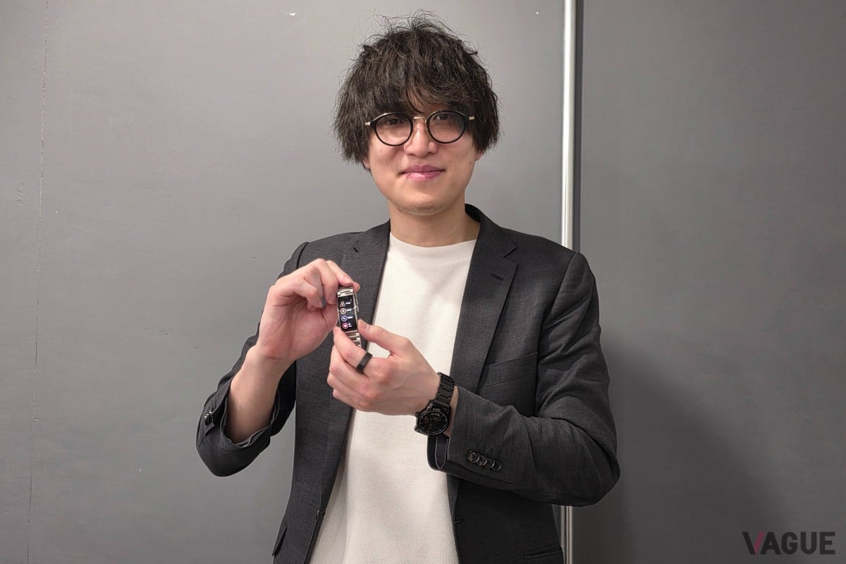 augment AI CEOの對馬哲平氏。ソニーでwenaシリーズの事業を率いた後、特許や商標を引き継ぎスピンアウト。新会社として第4世代「wena X」の開発を進めた