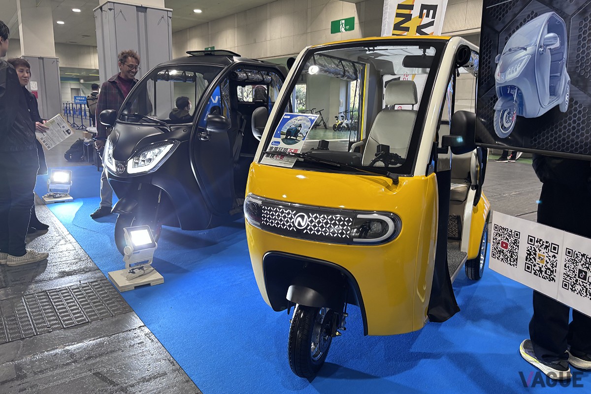 EV INNOVATORが展示したNEO-ONEおよびNEO-Light